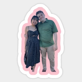 Megan and Jake Sticker